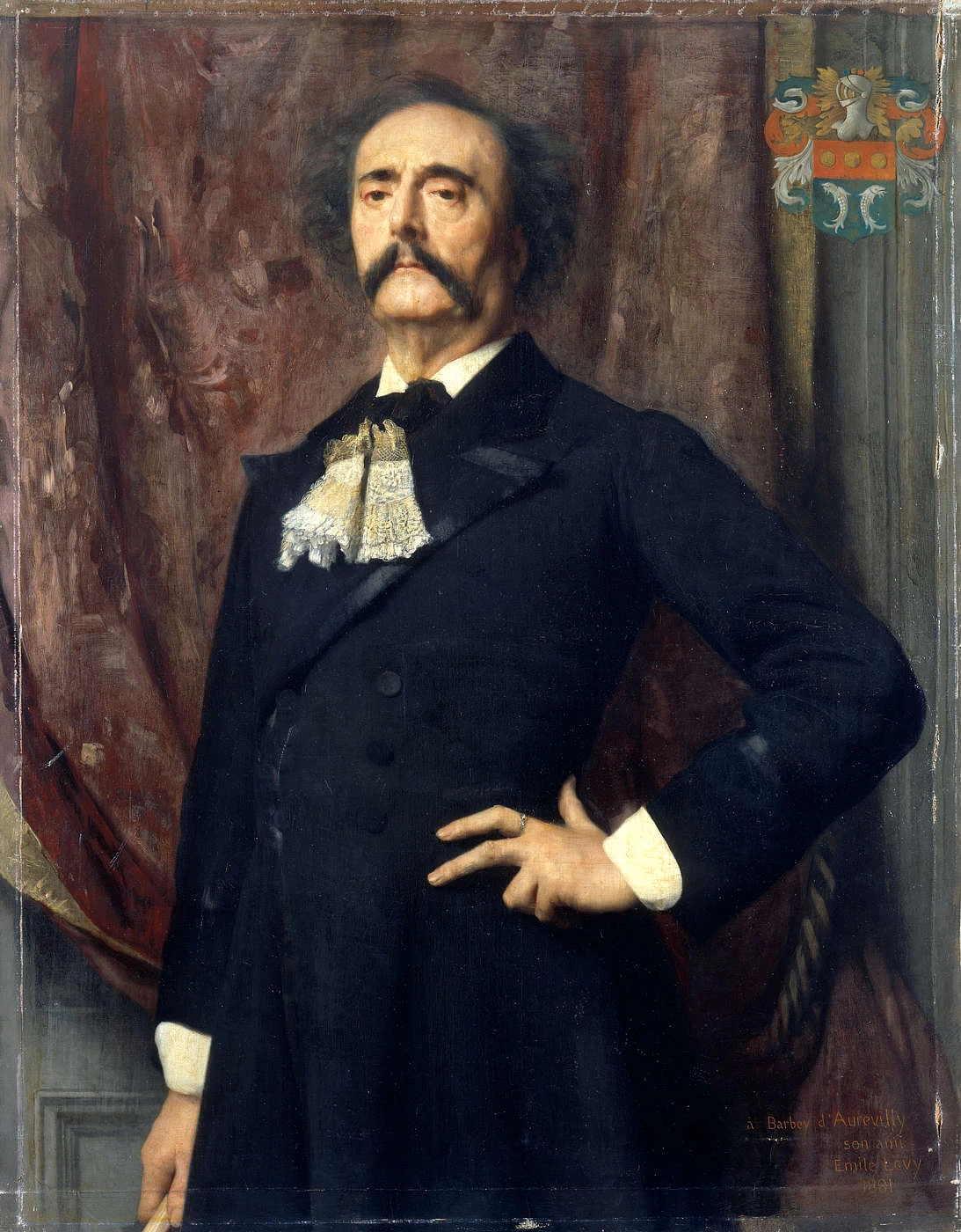 Ritratto di Jules Barbey d'Aurevilly - Château de Versailles